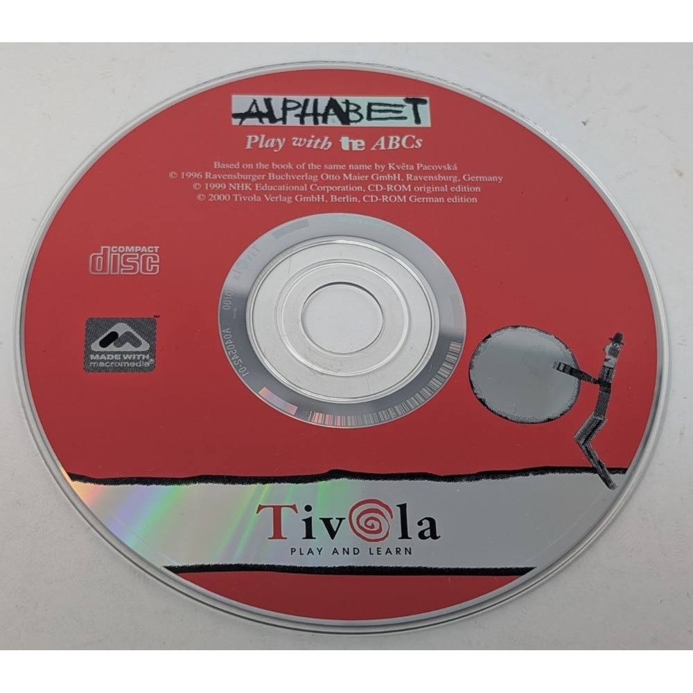 Alphabet Play With the‎ ABCs Kveta Pacovska PC Game Software Art Eductional VTG